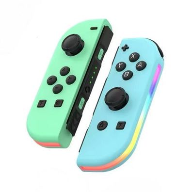 Joypad (L/R) kompatibel mit Switch, Gamepad Controller mit LED/Turbo/Wake-up/Screensh