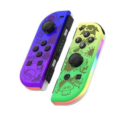 Joypad (L/R) kompatibel mit Switch, Gamepad Controller mit LED/Turbo/Wake-up/Screensh