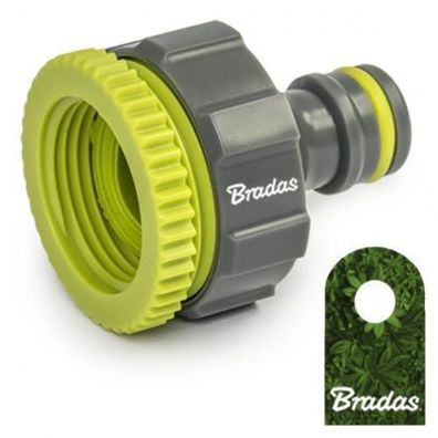 Hahnanschluß Adapter 3/4" zu 1/2" 2 in 1 Hahnstéck LIME LINE SOFT BRADAS 3362