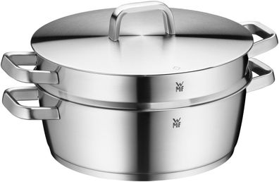 WMF Iconic Bräter mit Dampfgareinsatz, 28 cm 3201111787 4000530732897