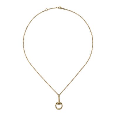 Gucci - YBB795818001 - Horsebit-Halskette mit Horsebit in Gelbgold