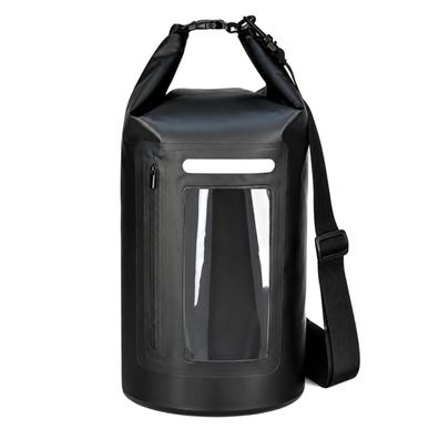 Hurtel WNA-15L Dry Bag 15L wasserdicht mit RFID-Fach Schultergurt Schwarz