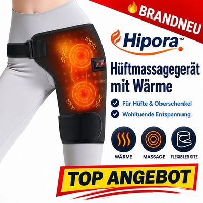 Hipora™ Hüftmassagegerät mit Wärme für Hüfte und Oberschenkel zur Entspannung
