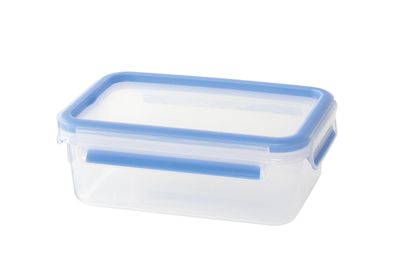 EMSA Frischhaltedose Clip&Close 1 L rechteckig transparent / blau