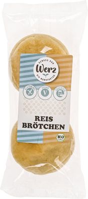 6x Naturkornmühle Werz Reis Brötchen, glutenfrei 125g