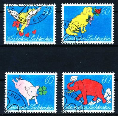 Liechtenstein 1994 Nr 1085-1088 gestempelt SA19136