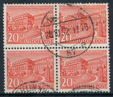 BERLIN Abarten Nr 49II + 49III 49 zentrisch gestempelt SEN X9204DE