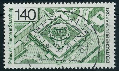 BRD BUND 1977 Nr 921 zentrisch gestempelt X936036