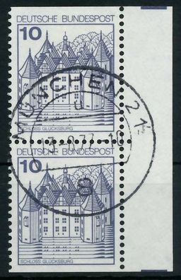 BRD BUND Zusammendruck Nr 913CIu+913DIu zentrisch gestempelt X936112
