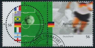 BRD BUND Zusammendruck Nr 2258 + 2259 gestempelt WAAGR PAA X93640A