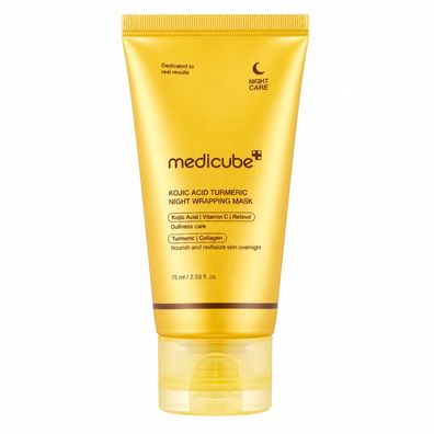 Medicube - Nachtwickelmaske mit Kojisäure und Kurkuma 2.0, 75 ml