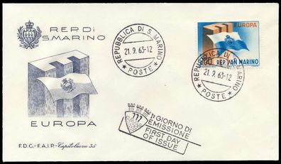 SAN MARINO 1963 Nr 781 BRIEF FDC X08957A