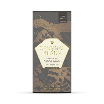 3x Original Beans Original Beans Cusco 100% Bio Dunkelschokolade 70g