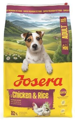 Josera Mini Chicken Rice 10kg Welpen Hundefutter Trockenfutter Kleine Rassen Hähnchen