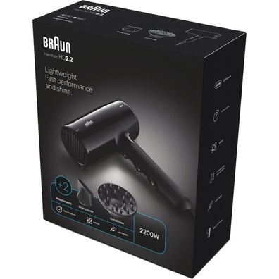Braun HD 2.2 schwarz