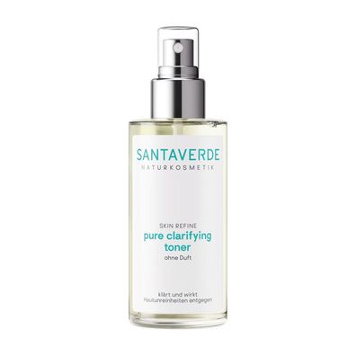 6x Santaverde pure clarifying toner ohne Duft 100ml