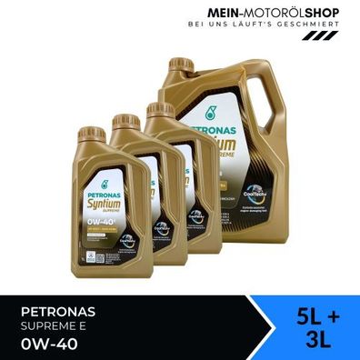 Petronas Syntium Supreme E 0W-40 5 + 3 Liter