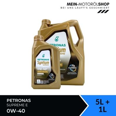 Petronas Syntium Supreme E 0W-40 5 + 1 Liter