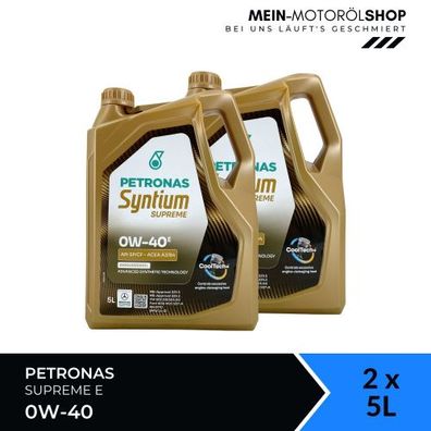 Petronas Syntium Supreme E 0W-40 2x5 Liter