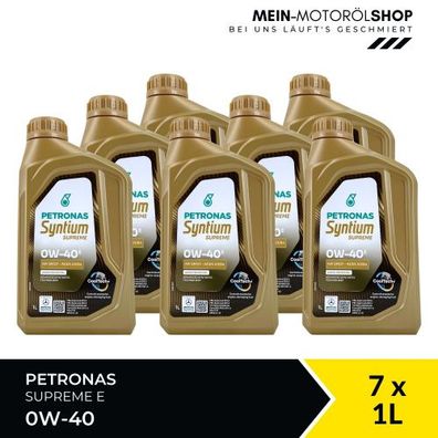 Petronas Syntium Supreme E 0W-40 7x1 Liter
