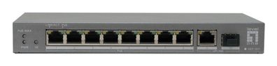 LevelOne GEP-1011, Unmanaged, L2, Gigabit Ethernet (10/100/1000), Power over Ethernet