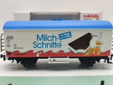 Märklin H0 44203 Kühlwagen "Milchschnitte" Ichqrs377 / Privat / OVP weiß