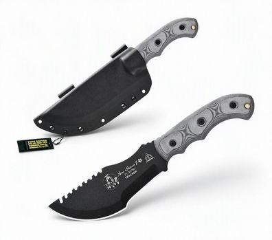 TOPS Tom Brown Tracker #1 Outdoor Messer 1095 Stahl Micarta Kydex Bushcraft
