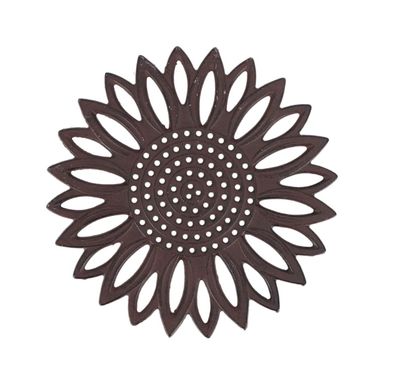 Trittstein Garten Blume aus Gusseisen für Gartenwege und Beete dekorativ : Blume
