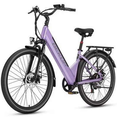 E-Bike Cityrad 26 Zoll City-E-Bike für Damen und Herren, 522 Wh, 120 km, 45 Nm
