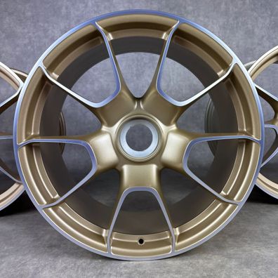 Original Porsche 992 20"/21" Turbo S Exclusive Felgen ZV 992044660AJ Aurum TOP