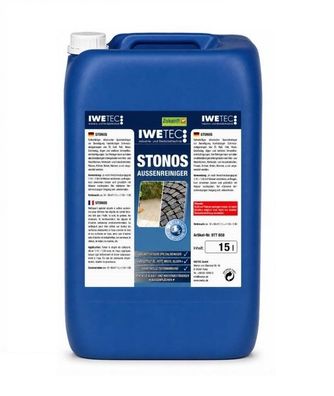 Iwetec Stonos Aussenreiniger, Steinfugenreiniger 15 Liter