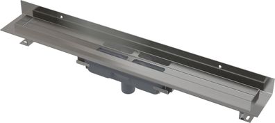 Alcadrain APZ1116 Wall Low Duschrinne mit Rand für den vollen Rost 1150mm