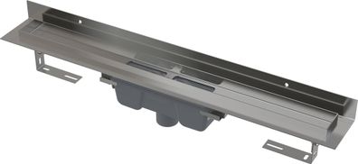 Alcadrain APZ1016 Wall Duschrinne mit Rand für den vollen Rost 1050mm