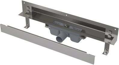Alcadrain APZ5-SHADE Abflusssystem für Einbau in die Wand, Abdeckung Edelstahl-Matt