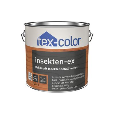 Insekten-Ex Holzschutzmittel 2.5 Liter überstreichbar Tex-Color