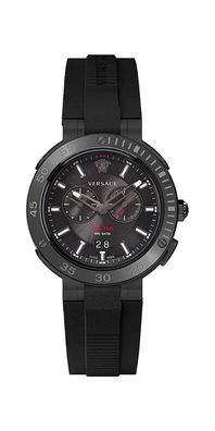 Versace V Extreme Herrenuhr Chronograph schwarz