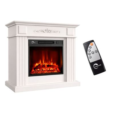 Elektrischer Kamin Belozia 2000 W 80,5 x 90 x 26 cm Weiß, Sannover
