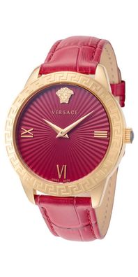 Versace Greca Signature Damenuhr gold rot