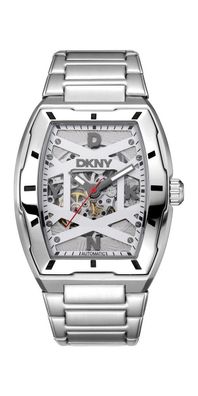 Donna Karan New York Urban Herren Armbanduhr Silber