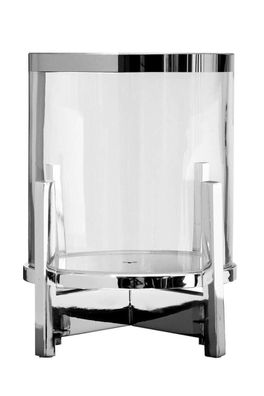 Fink Charles, Glaszylinder ohne Boden, Ersatz, Glas, Platinumauflage, transparent,