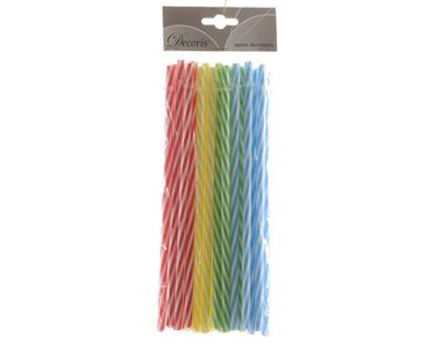 Strohhalm Jumbo Trinkhalm Trinkröhrchen Kunststoff Party Cocktail 0,8 cm