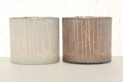 Windlicht Helwig 2 sortiert Glas H.24cm Stückpreis