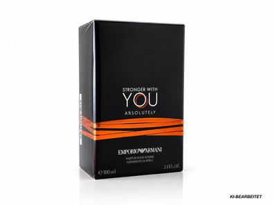 Giorgio Armani Emporio Armani Stronger With You Absolutely Parfum Herren 100 ml Neu