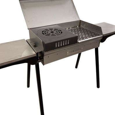 Mangal Bulat 70 Schaschlikgrill 3mm Edelstahl Komplettset