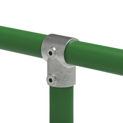 Rohrverbinder | T-Stück kurz | 101T21 | 21,3 mm | 1/2" | Feuerverzinkt u