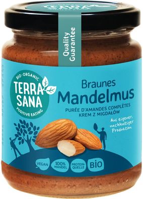 3x TerraSana Mandelmus braun 250g