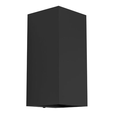 900189 EGLO LED Wandleuchte "EREMITANA" Stahl verzinkt schwarz 24x11x11cm