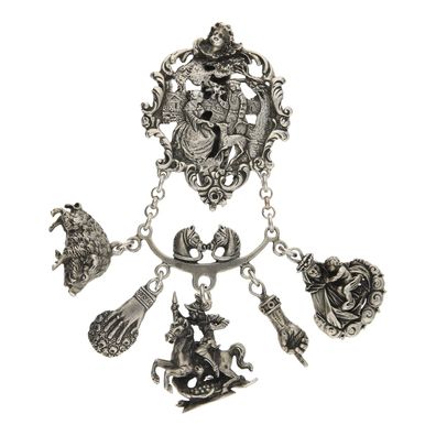 Charivari Anhänger Silber 800 geschwärzt 25326675 Second Hand Artikel, wie neu