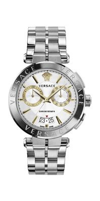 Versace Aion Herrenuhr silber Edelstahl