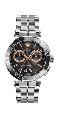 Versace Aion Chronograph Herrenuhr Black Dial